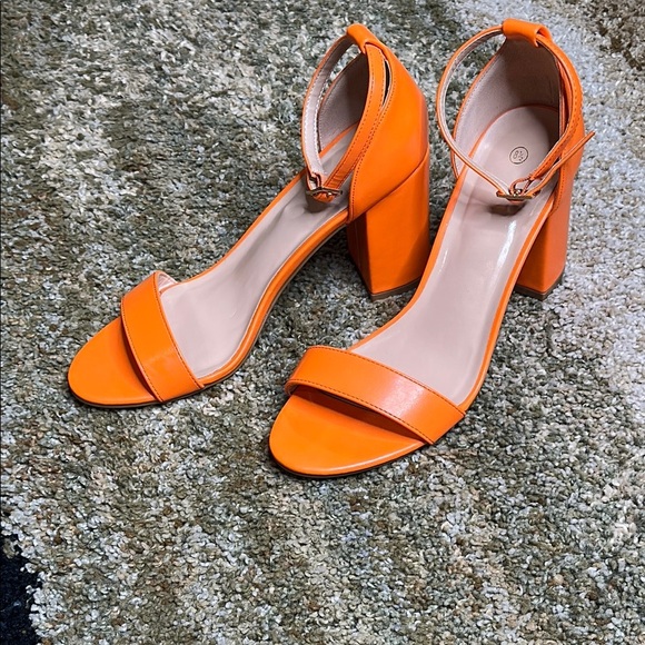 COASIS Women's Chunky Block Heels Open Toe Ankle Strap 3.5" Sandals 8.5 Worn 1X - Picture 1 of 14